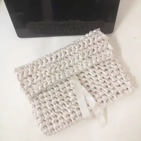 Cheiropoiiti Plekti Tsanta Laptop Tsanta Apothikeysis Tablet Plekti Ajour Choris Fermouar