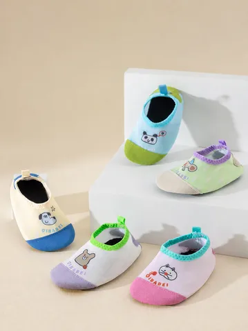 Scarpe da Spiaggia per Bambini Calzini da Acqua Antiscivolo Asciugatura Rapida Traspiranti Cartone Animato Nuoto Suola Morbida