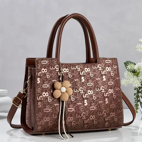 Bolso de Hombro de Moda para Mujer Urbano Minimalista Cuero PU Asa Superior Satchel Bolso Casual Diario de Commuting