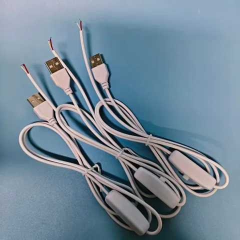 Universal USB Power Supply Cable Replacement DC Connector Wire For Night Light And Electronic Accessories