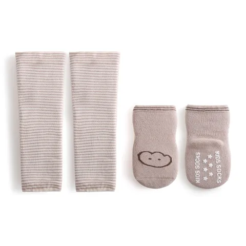 Calcetines Largos de Algodón Espesado Cálido para Bebé por Encima de la Rodilla Antideslizantes Protección de Rodillas para Bebés Accesorios Infantiles