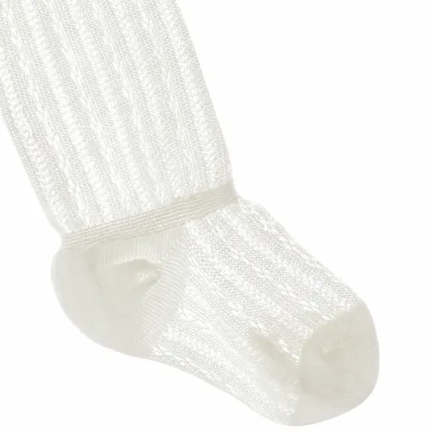 Newborn Baby Mesh Anti-Mosquito Long Tube Socks Cotton Breathable Lace Ruffle Infant Toddler Summer Thin Socks