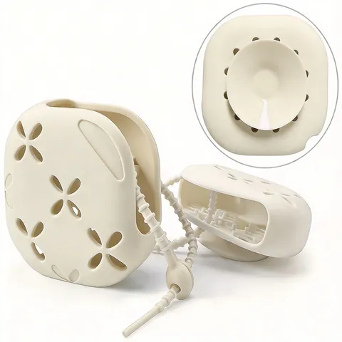 Silikon Badezimmer Aromatherapie Aufbewahrungsbox Seifenschale Halter Mit Hohlem Blumendesign Saugnapf Wandmontiert
