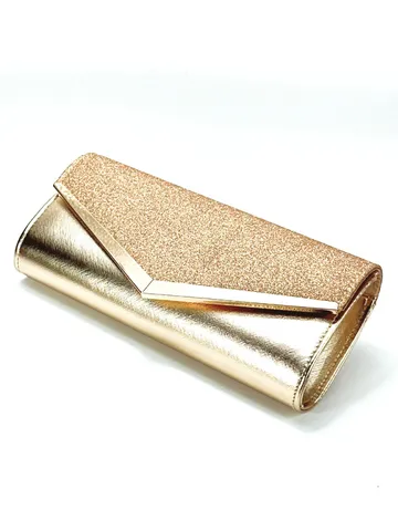 Femme Mode Cuir PU Sac de Soirée Paillettes Pochette Forme V Décor Métallique Sac Bandoulière Épaule Pour Fête