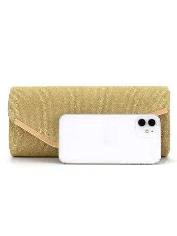 Femme Mode Sac de Soirée Paillettes Scintillantes Pochette Sac Rabat Métallique V Bandoulière Chaîne Sac à Épaule Mariage Fête Sac à Main