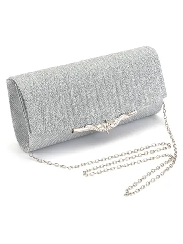 Sac Pochette de Soirée pour Femmes Paillettes Brillantes Sac à Main Plissé Élégant Chaîne Métallique Sac Bandoulière pour Fête de Mariage