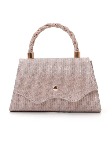 Sac de Soirée Paillettes Mode pour Femmes Sac à Main Paillettes Mariage Fête Sac Bandoulière Poignée Métal Pochette