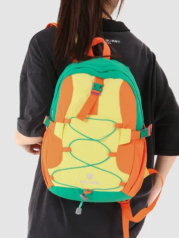 Outdoor Bergsteigen Reisen Farbblock Rucksack Lässig Wandern Tagesrucksack Für Damen