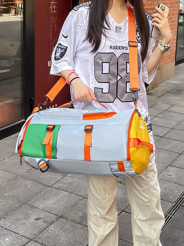 Sac à Dos de Voyage Décontracté Unisexe Grande Capacité Nylon Ordinateur Portable Sac Multi-Poches Affaires Bagages Sport Fitness
