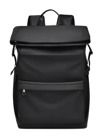 Men Roll Top Laptop Backpack Large Capacity Waterproof Travel Daypack Casual Business Commuter School Bookbag