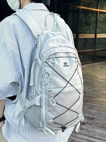 Unisex Große Kapazität Nylon Casual Reise Rucksack Leicht Outdoor Sport Bergsteigen Rucksack Schultasche