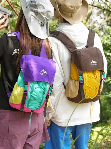 Casual Colorblocking Nylon Backpack Για Άνδρες Και Γυναίκες Υπαίθρια Αθλήματα Πεζοπορία Ταξίδι Daypack Στυλ Εργασίας