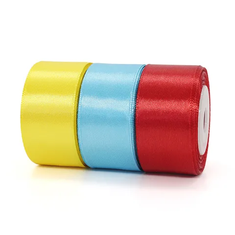 Nastro di Raso Tinta Unita per Confezioni Regalo Nastro in Tessuto di Poliestere Decorazione Torte Matrimonio Artigianato