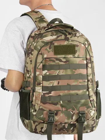 Tactische Rugzak Outdoor Wandelen Kamperen Camouflage Grote Capaciteit Laptop Schooltas Multifunctionele Nylon Rugzak