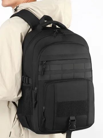 Grote Capaciteit Tactische Rugzak Duurzaam Nylon Casual Reizen Daypack Meerdere Zakken Sport Schooltas Voor Unisex