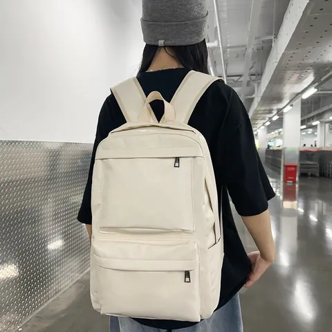 Großes Fassungsvermögen PU-Leder Rucksack Wasserdicht Reise Tasche Mode Schule Rucksack Laptop Pendler Rucksack Für Damen Herren