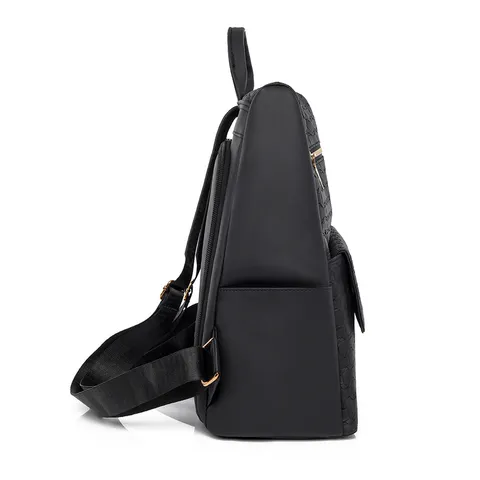 Vintage PU Leder Diebstahlsicher Rucksack Für Damen Urban Minimalistisch Große Kapazität Wasserdicht Geprägt Reise Rucksack Schulranzen Tagesrucksack