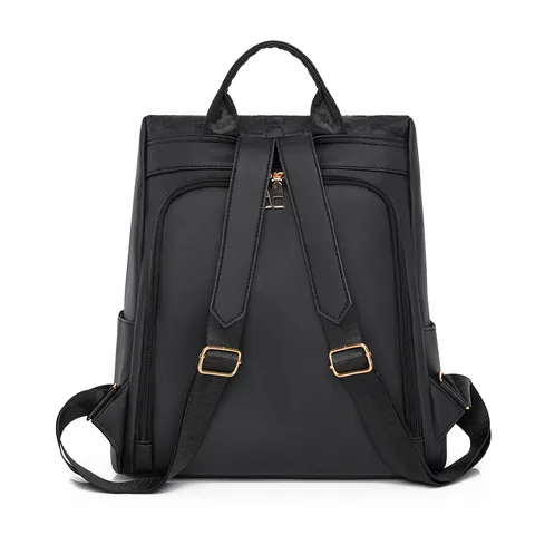 Vintage PU Leder Diebstahlsicher Rucksack Für Damen Urban Minimalistisch Große Kapazität Wasserdicht Geprägt Reise Rucksack Schulranzen Tagesrucksack