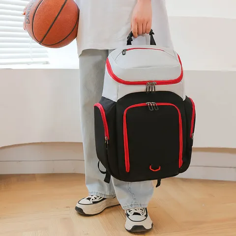 Multifunctionele Grote Capaciteit Oxford Stof Rugzak Sporttraining Basketbal Tas Outdoor Reizen Student Schooltas