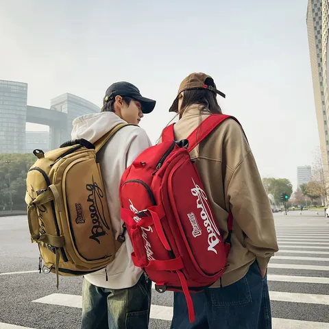 Sac à Dos de Voyage Multifonctionnel de Grande Capacité en Nylon Imperméable Style Rue Casual Unisexe Sport Sac d'École