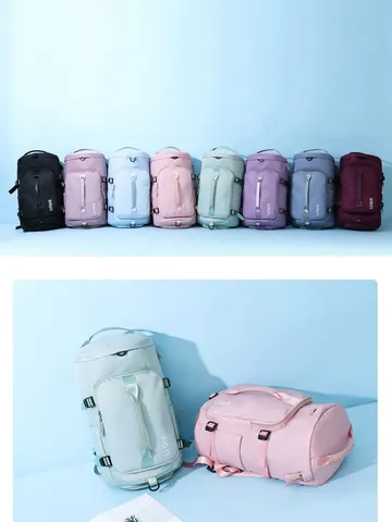 Mehrzweck Nylon Wasserdicht Rucksack Für Damen Herren Große Kapazität Reise Sporttasche Leicht Freizeit Tagesrucksack Mit Schuhfach