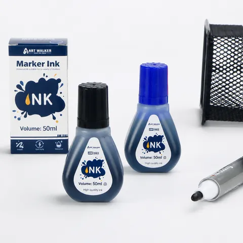 Oil Based Marker Pen Refill Ink Waterproof Quick Drying Permanent Ink Bottle For Writing Office School Supplies