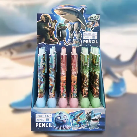 Kreativer Mythologische Kreaturen Mechanischer Bleistift HB Schreibstift Mit Schutzgriff Aus Silikon Für Schüler Schreibwaren