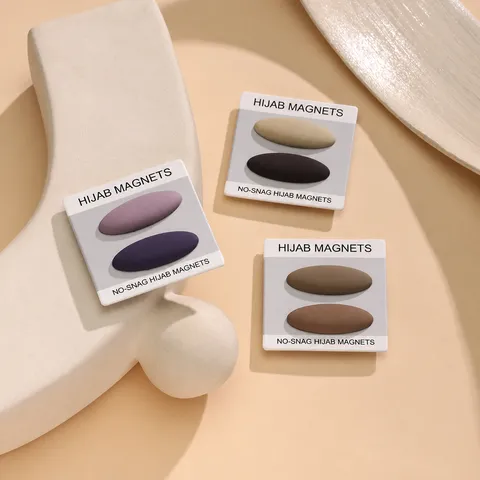 Spilla per Hijab Magnetica in Lega di Zinco Clip per Sciarpa Multicolore Senza Strappi Calamite per Hijab Chiusura Sicura Accessori Moda Donna