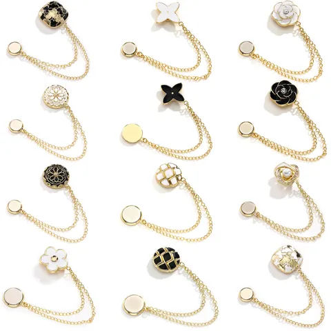 Magnetic Pants Hem Clip Chain Anti Dragging Artifact Clothing Corner Adjuster Magnetic Iron Buckle Fashion Accessory