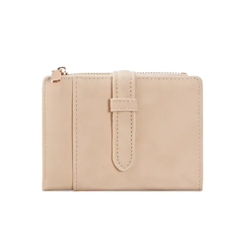 Women's Bifold Short Wallet PU Soft Leather Purse Small Coin Pocket Credit Card Holder Case Minimalist Mini Purse Ins Style