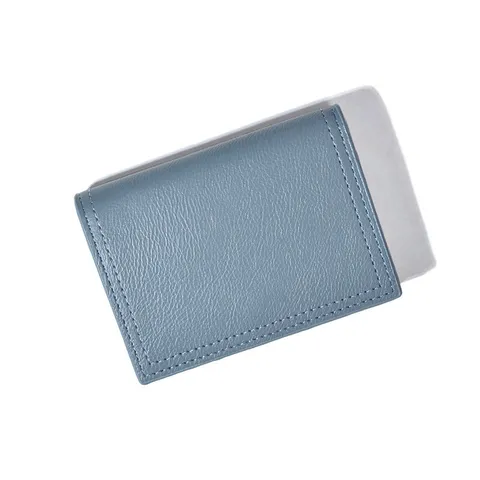 Women's Vintage PU Leather Short Wallet Multi-functional Card Holder Small Coin Purse Solid Color Bifold Money Clip For Women Daily Use