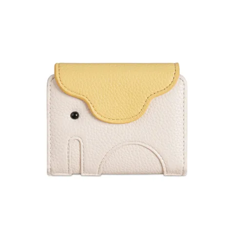 Süße Elefantenform Damen Kartenhalter PU-Leder Multi-Slot Akkordeon Geldbörse Schlank Kleiner Geldbeutel Für Damen Alltag Reisen Geschenk