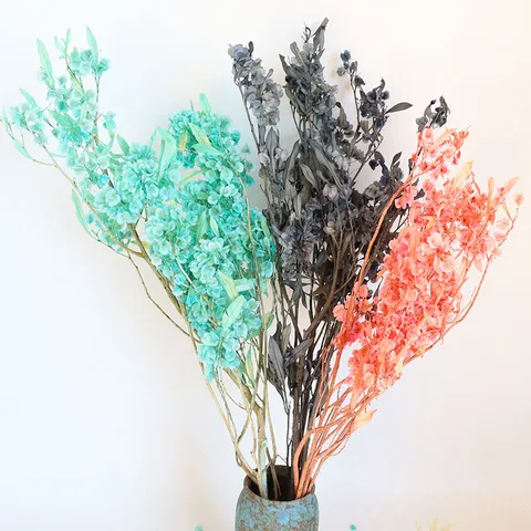 Fiore Preservato Naturale Bouquet di Fiori Secchi Farfalla per Matrimonio Festa Decorazione Casa