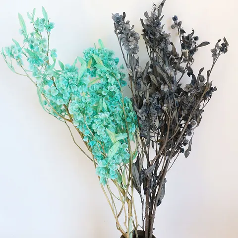 Fiore Preservato Naturale Bouquet di Fiori Secchi Farfalla per Matrimonio Festa Decorazione Casa