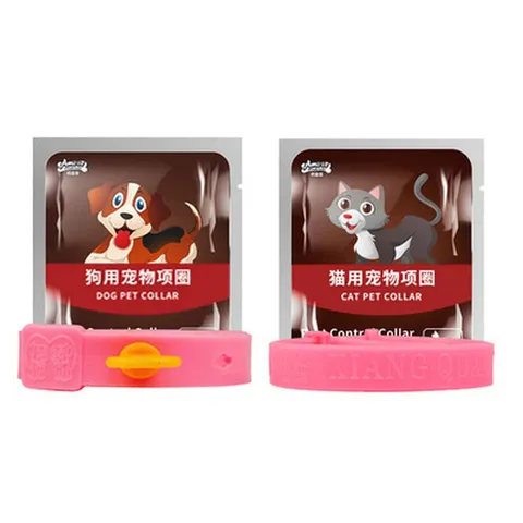 Adjustable Silicone Pet Flea Collar For Dogs And Cats Safe Tick Prevention Neck Strap