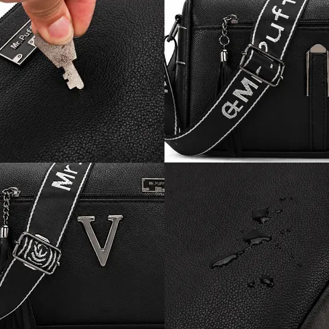 Women Casual PU Leather Shoulder Crossbody Bag Large Capacity Pillow Bag Tassel Solid Color Commuter Handbag