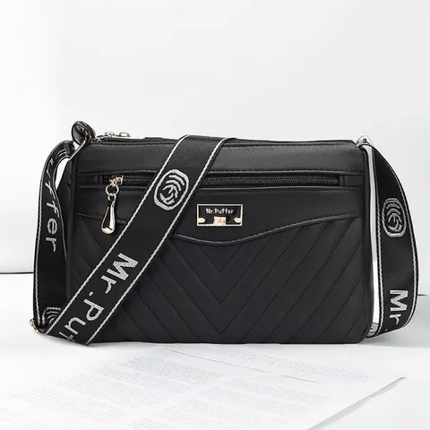 Women PU Leather Shoulder Bag Casual Crossbody Bag Large Capacity Fashion Chic Satchel Handbag Daily Commuting Bag