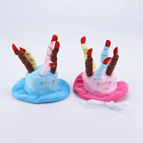 Pet Birthday Hat Cute Dog Cat Headwear Birthday Party Costume Funny Cute Accessory For Small Dogs Cats Puppy Kitten