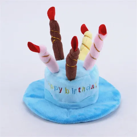 Pet Birthday Hat Cute Dog Cat Headwear Birthday Party Costume Funny Cute Accessory For Small Dogs Cats Puppy Kitten