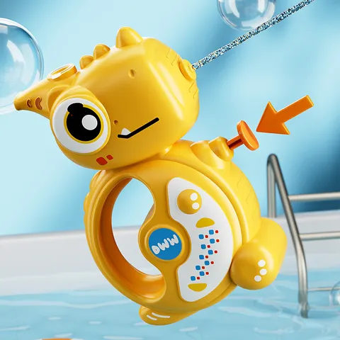 Kids Cartoon Dinosaur Water Gun Toy Summer Outdoor Beach Pool Water Play Cute Animal Spray Toy For Children