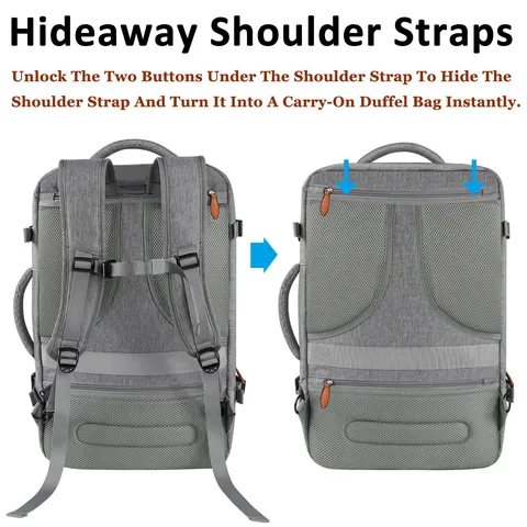 Wasserdicht Rucksack Mit Großer Kapazität Business Reisen Mit Packwürfeln USB Ladeanschluss 17 Zoll Laptopfach Nylon Daypack Für Herren Damen