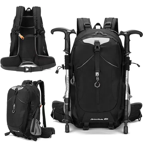 Outdoor Wanderrucksack Mit Großer Kapazität Multifunktionaler Leichter Wasserdichter Oxford-Stoff Tagesrucksack Für Damen Herren Wandern Klettern Sport Camping Tasche