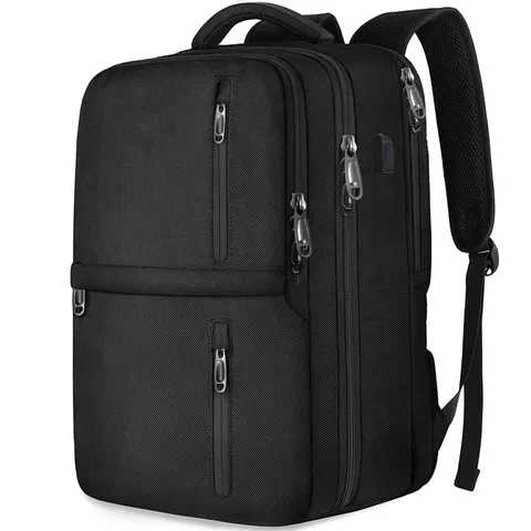 Großer Reise-Laptop-Rucksack 17 Zoll Handgepäcktasche Mit Schuhfach USB-Anschluss Business-Rucksack Für Damen Und Herren