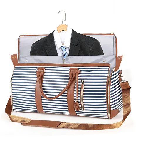 Multifunktionale Reisetasche Mit Großem Fassungsvermögen PU Leder Anzug Reisetasche Weekend Duffel Bag Mit Schultergurt Für Business Herren Damen