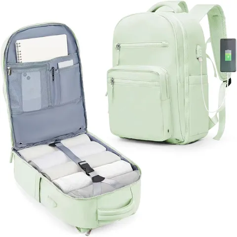 Große Kapazität Reise Rucksack Für Damen Herren Wasserdicht Laptop Rucksack Mit USB Ladeanschluss Handgepäck Schulrucksack Outdoor Business Rucksack