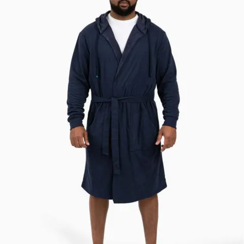 Unisex Thick Soft Hooded Bathrobe For Men And Women Long Plush Fleece Robe With Belt And Pockets Winter Warm Loungewear