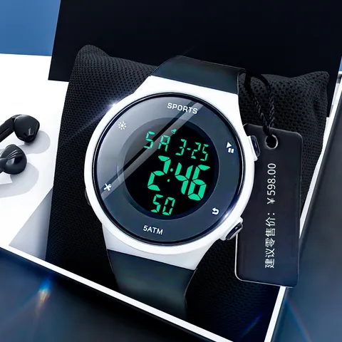 Kinder Digital Sport Uhr Wasserdicht LED Elektronische Armbanduhr Für Jugendliche Studenten Jungen Mädchen Mode Outdoor Uhr