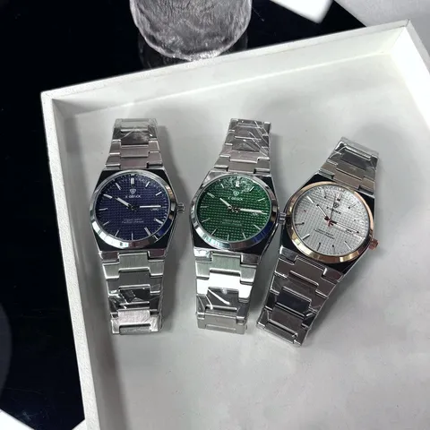 Luxus Herren Edelstahl Quarz Uhr Business Lässig Wasserdichte Armbanduhr Mit Kalender Datumsanzeige Und Zifferblatt