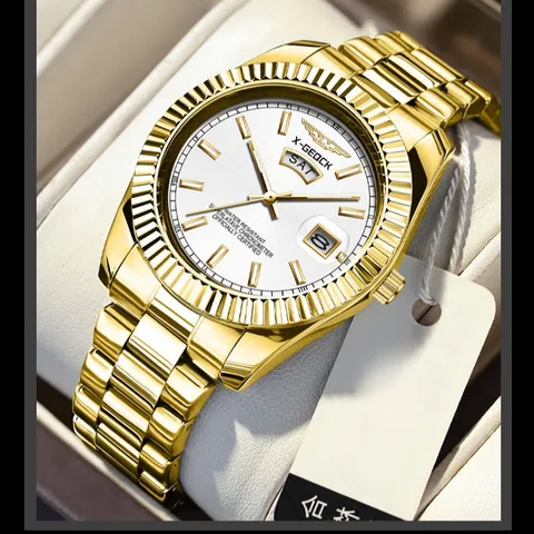 Herren Business Quarz Uhr Edelstahl Legierung Leuchtend Wasserdicht Armbanduhr Doppelkalender Mode Casual Männliche Uhr