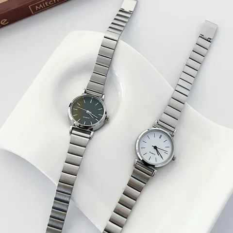 Vintage Minimalist Γυναικείο Pολόι Quartz Mικρό Cadi Mεταλλικό Lουράκι Casual Mόδα Ins Style Γυναικείο Rολόι Xεριού